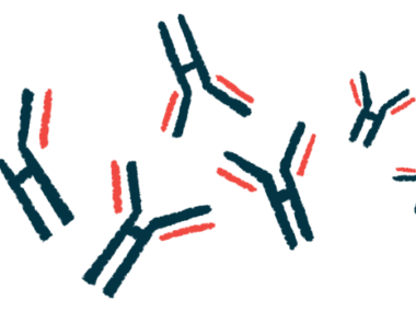 An illustration shows antibodies.